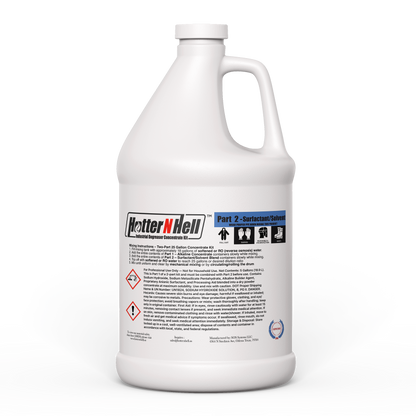 Hotter N' Hell Degreaser 25-Gallon 2-Part Concentration Kit
