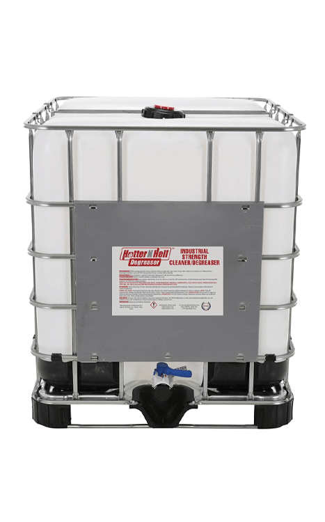 hotter n hell degreaser 275 gallon tote thin min